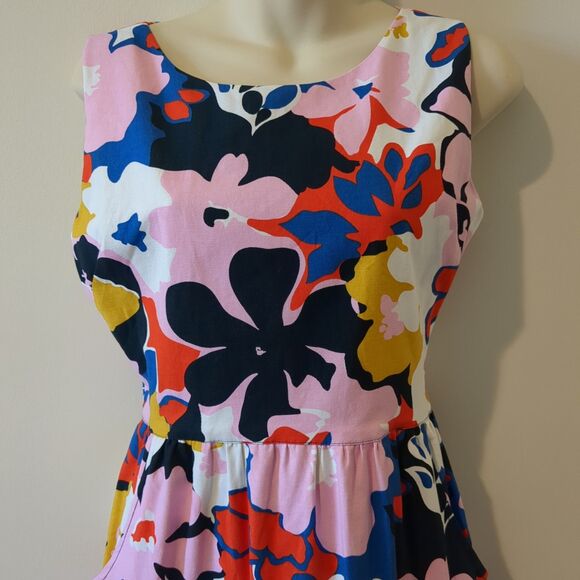 Anthropologie Whit Two A-Line Tank Bateau Neck Dress Size 4 - Picture 2 of 13